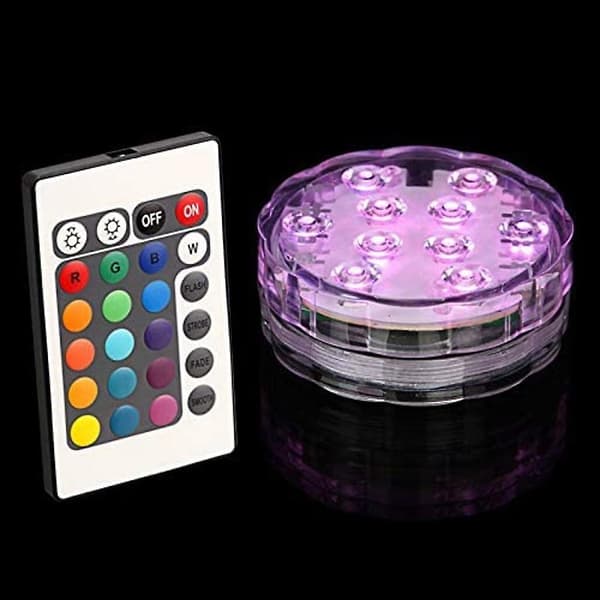 Undervanns LED-lys 10 LED IP68 Vanntette