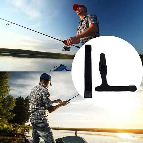 Spötippsskydd | Mjukt skydd för spötipp, repor-resistent spötippsskydd med fästband Fiskeutrustning