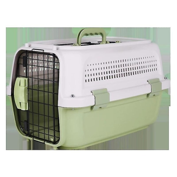 Pet Airways Box Dyrebur Portable Rejse Kontrolkasse Små Hunde I-bil Luftkasse