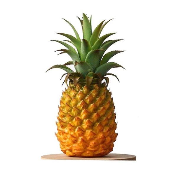 Realistisk kunstig frukt falsk ananas for visning Høy simulering kunstig dummy frukt grønnsak