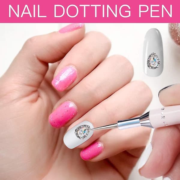 Negldesign Krystall Rhinestones Runde Steiner For