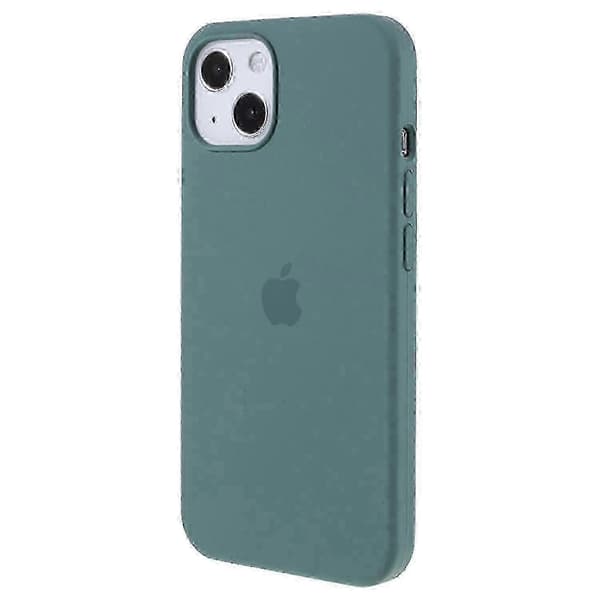 Silikonfodral för iPhone 14 Silkeslen känsla Solid fiberfoder Anti-fingeravtryck Stötsäkert skal_jjs Style C