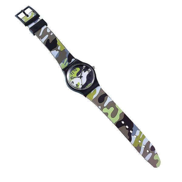 1 st Robust Barnklocka Praktisk Barnklocka Kamouflage Design Klocka