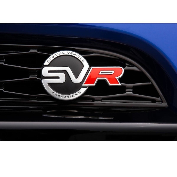 Metal Range Rover Svr Front Grill Motorhuv Badge Emblem Grill Badge Emblem - Fästsats ingår
