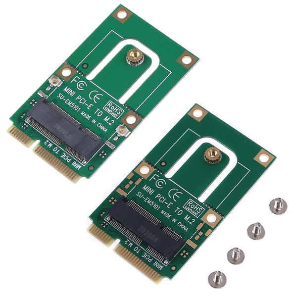 Mini Pci-e - M.2-sovitin kortti Pcie Wifi-kortti Ngfff Key E -liitäntä