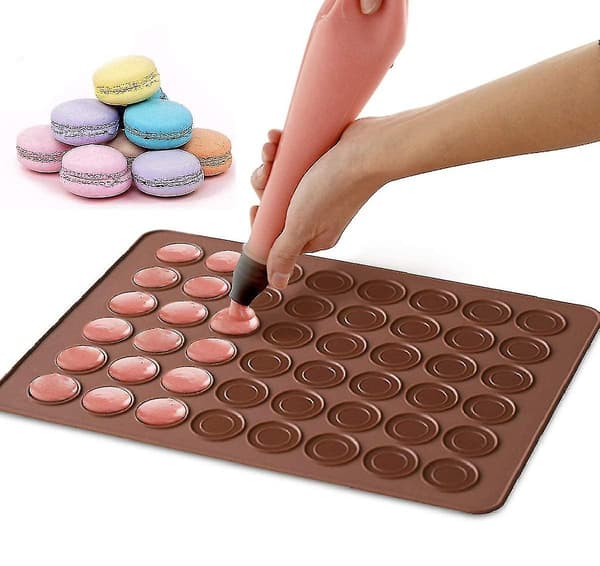 Silikonbakningsmatta Non-stick för Macaroon Making 2 st