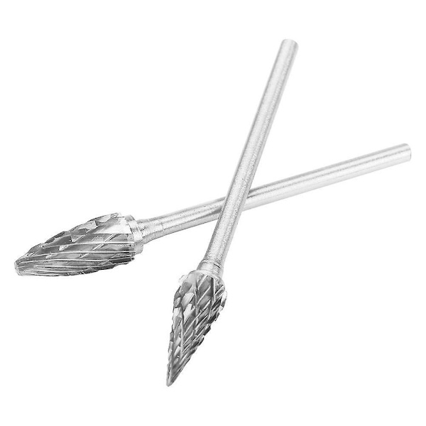 10 stk. Carbide End Mills 2,35 mm Rotationsaks Carbide Fræser Router Bit Til Træbearbejde