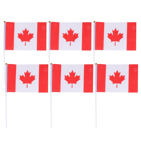 50 kpl Kanadan lippu Pienet kansainväliset liput Kanada Stick Flag Maan liput tikkuun