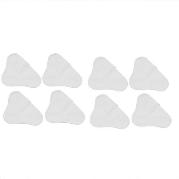 8 stk. udskiftelige dampmoppe mikrofiberklude til H2O X5 moppe trekantet moppe