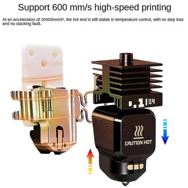 Til Lab P2S Hotend Varmeenhedssæt Quick-Swap 300°C til Bambu Lab P2S Hot End 3D-printer reservedele
