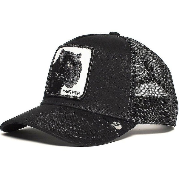 Verkkomyssy Kesä Baseball-lippis Trucker-lippis 1 kpl -koko: musta Panther