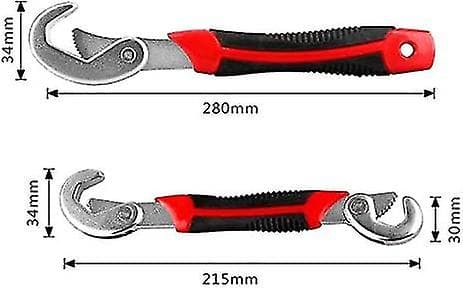 Universal Socket Wrench Multifunksjonelt Universalnøkkelsett 2-delt Universal Og Multifu