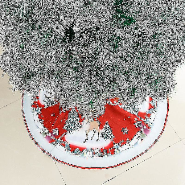 Julgrans kjol prydnad julgran dekorationer botten dekoration tyg julgran kjol Navidad nyår 2022