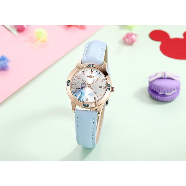 Frozen Watch, Fashion Calendar Quartz Watch, Children's Dame Watch