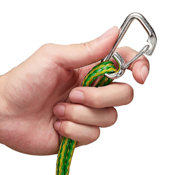 2-pack båt Bungee Dock Line med krok förtöjningsrep båttillbehör för båtar ponton Jet Waverun