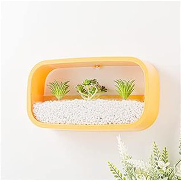 Hängande växtkrukor Väggkruka Modern konst Väggvas Hängande växtkrukor Blomkrukor Suckulent växtkorg för inomhus utomhus sovrum vardagsrumsdekor Ha