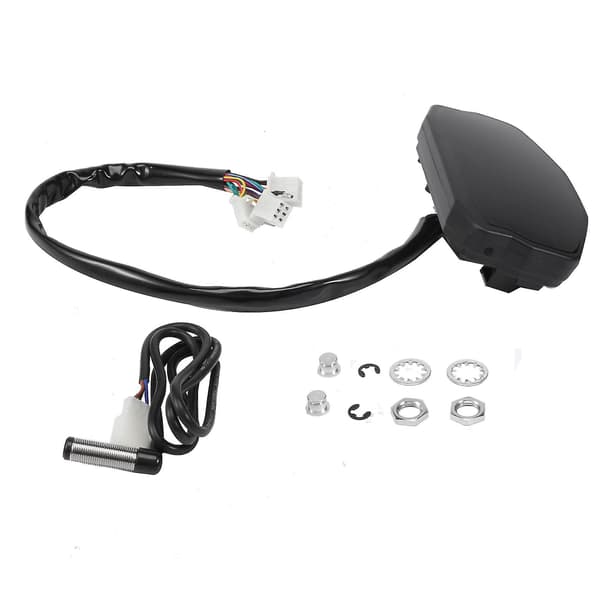 Motorcykel Universal LCD Display Tacho Vandtermometer Digital Speedometer Brændstofmåler Display