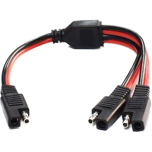 Wabjtam 1-2-jakaja, 14 AWG:n virtajohtosarja, SAE-liitin aurinkopaneelin jakajaliitin, 30 cm