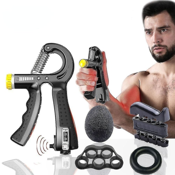 Handtränare Expander för Handstyrka Fingergrepp Kraftgrepp Rehab Handövningar