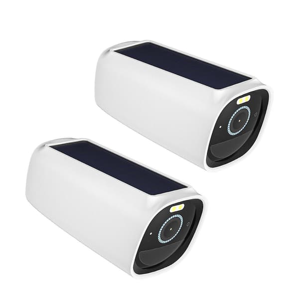 2-pakks Silikonhud for Eufycam 3 (s330) Trådløst Hjemmesikkerhetskamera System Dz