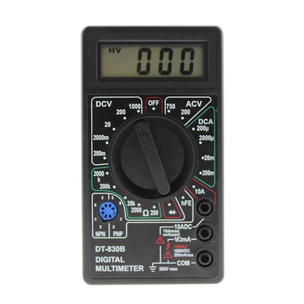 Dt832 Professionell Digital Multimeter Stor LCD-Skärm AC DC Spänning Voltmeter Amperemeter Ohm Testare För Fabriker