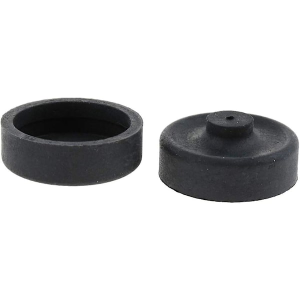 10 stk. Gummikopdele Membran Luftpumpe Til Akvarium Fiskeri Pumpe Udskiftning, Sort, 2