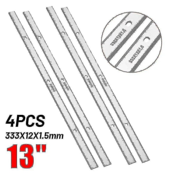 4pc 13""-1/2"" Hss Portable Planer Blades For Metabo Dh330 Dh316 Double Edge Set Ferramentas Woodworking Tools Marcenaria Planer