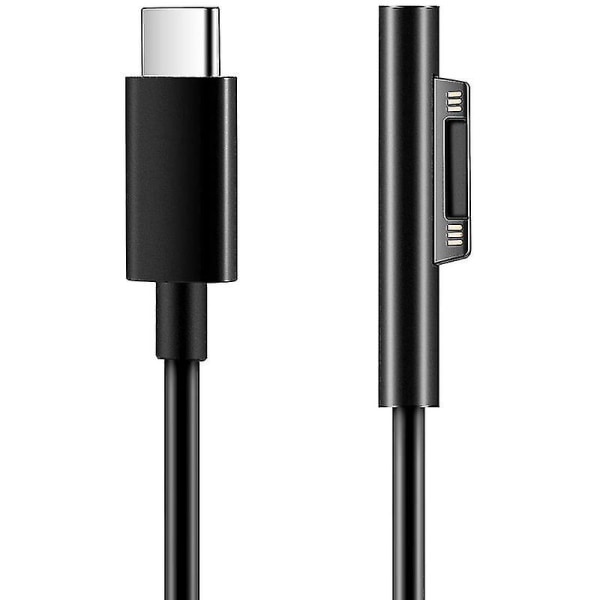 For Surface til USB-C opladningskabel til Surface Pro 3/4/5/6/7, Surface Laptop 3/2/1, Surface Go