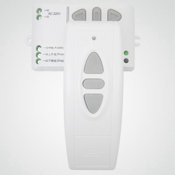 -t02 Ac 220v Motor Trådløs Fjernbetjening Afbryder Op Ned Stop Rørformet Motor Controller Fremad Reverse Tx Rx Latched