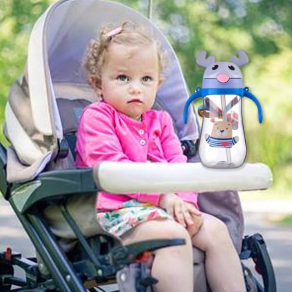 Spillsäkra baby Toddler Vattenflaskkoppar för barn med avtagbara handtag