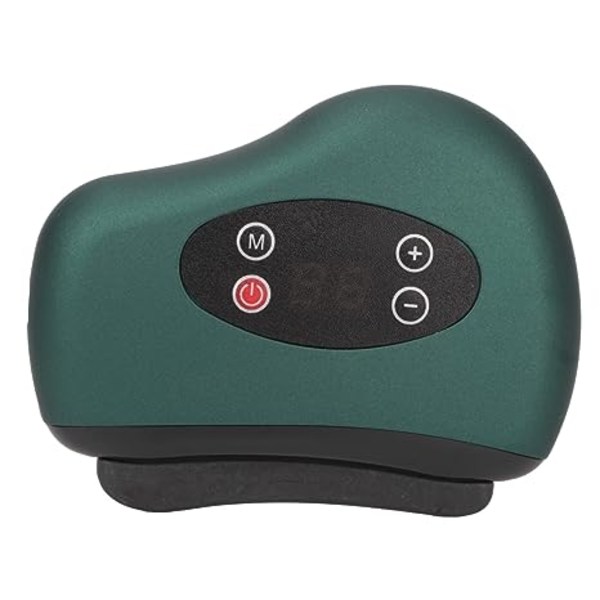 Ansiktsskrapande massageapparat Uppvärmning Skrapinstrument Elektrisk skrapanordning för armar och hals (svart)