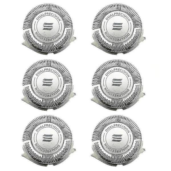 6 stk Hq8 Blade Barberhode for Philips Pt730 Pt735 Pt860 Pt870 At750_gave av G