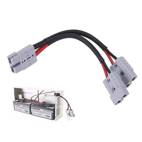 50a For Anderson Plug Connector Dobbelt Y-Adapter Batteristrømforbindelse Gaffeltruck Strømforbindelse Med 6mm Bilkabel