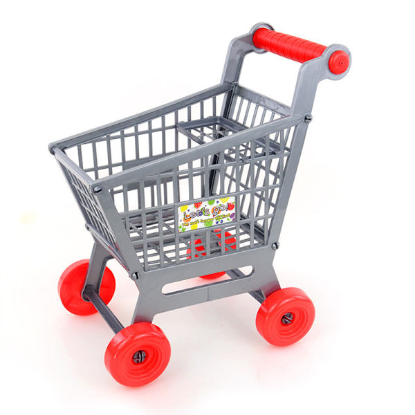 Barnevogn, Mini Supermarkedshandvogn, Supermarkedskurv Leke, Leker for Leken Handlevogn, Utdannende Leke for Barn