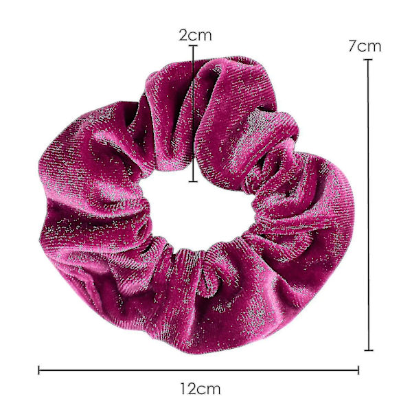 Hår Scrunchie Hårtillbehör För Flickor Elastiskt Hårband Flerfärgat