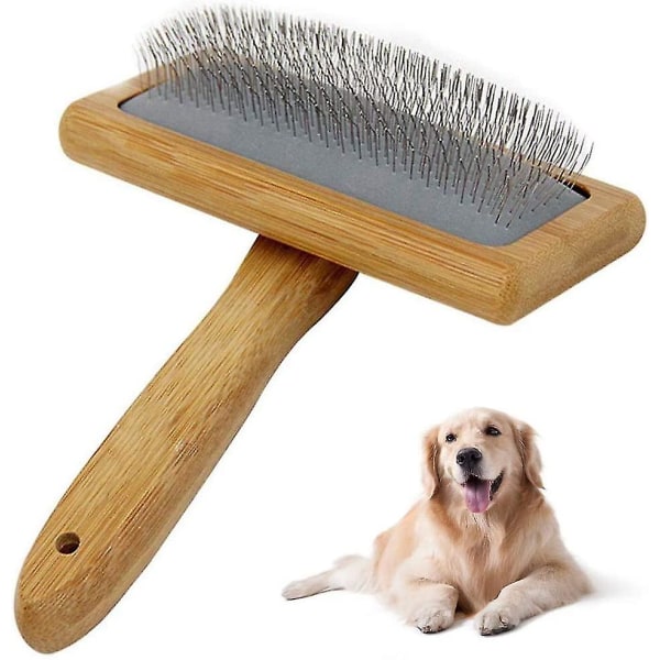 Kæledyrsbørste til hunde- og kattekam, kæledyrsplejebørste til langt og kort hår Hårfjerningsværktøj
