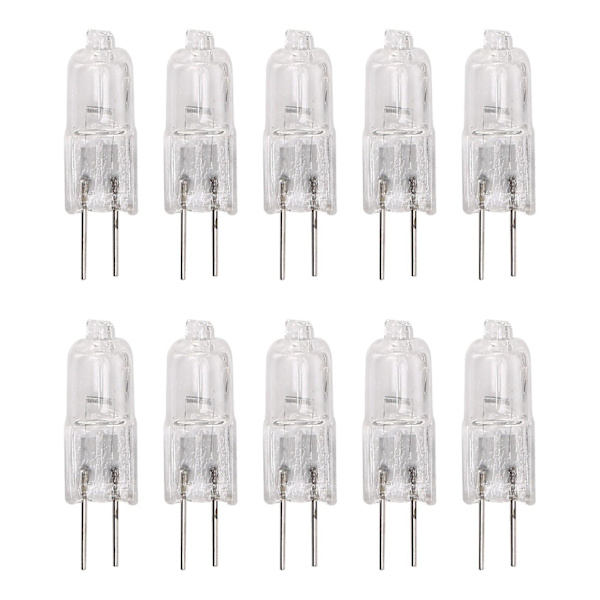 10 stk. G4 Halogen Lyspære Belysning 10W Varmt Hvid