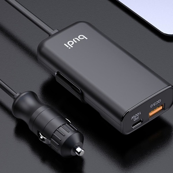 100w Usb-c Pd 3.0 -portti ja Qc-3.0 nopea lataus auton matkatarvikkeisiin