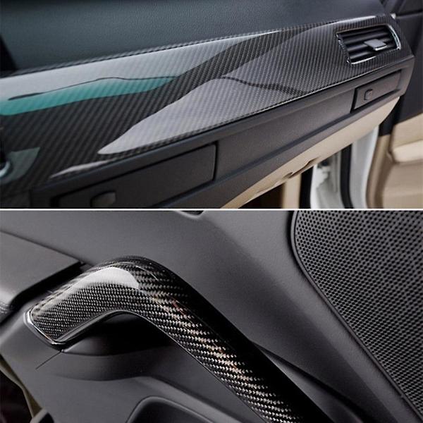 5D Ultra Blank Kolfiber PVC Vattentät Bil Wrap Dekal