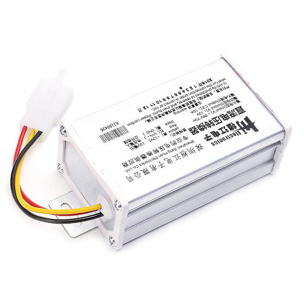 Dc 36v 48v 72v till 12v 10a 120w Konverteradaptertransformator för E-cykel Elektrisk