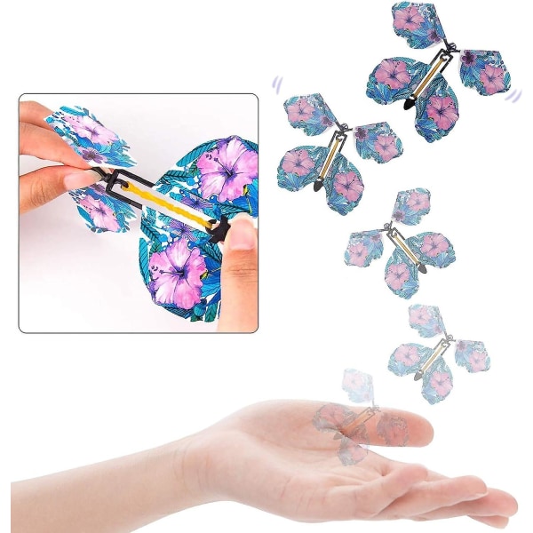 Magic Butterfly 20 kpl Taianomainen Lentävä Perhonen Kortti Syntymäpäivälahjaksi, Esitysrekvisiitta Yllätyslahtana