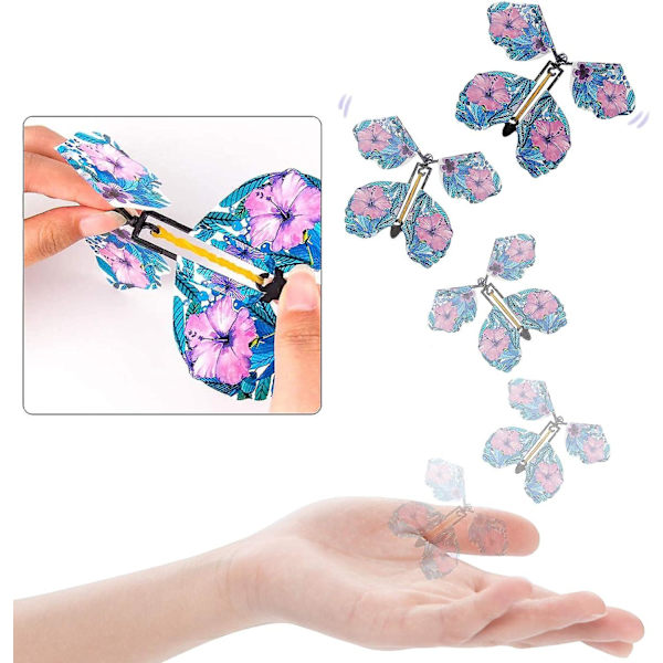 Magic Butterfly 20 stk. Magiske Flyvende Sommerfugle Kort Som Fødselsdagsgaver, Performance Rekvisitter Overraskelsesgaver