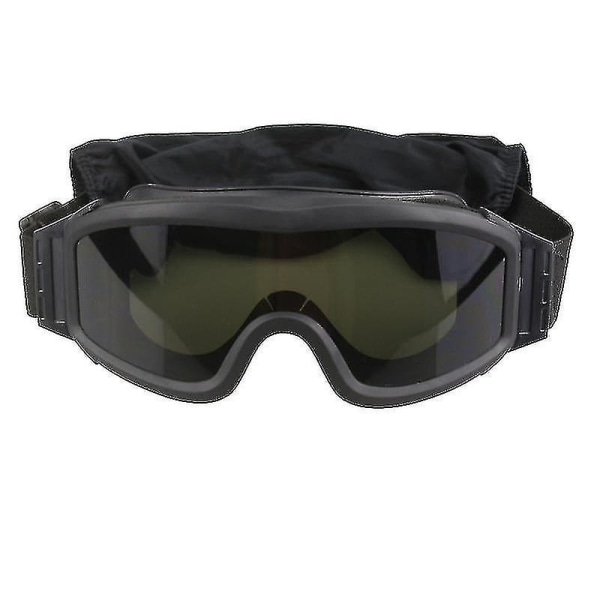 Tactical Glasses Military Shooting Triple1st-svart