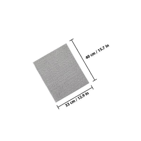 Non-Stick Grillmatte i Mesh for Utendørs BBQ 3 Stk. Grilltilbehør i Glassfiber