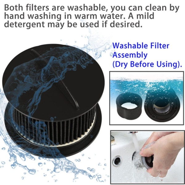 Til Bissell Power Force & Helix Turbine 32r9 Indre og Ydre Filter