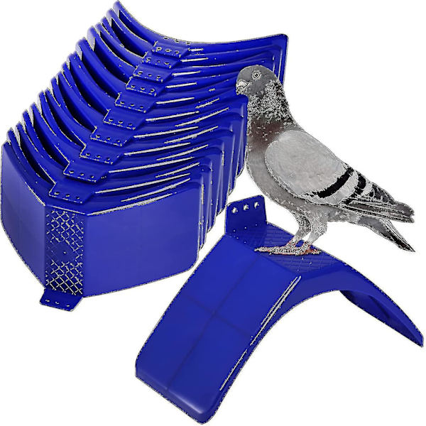 20 st Dove Rest Stand, Lättviktsduva sittpinnar Plastfåglar Roost Holder Zekai