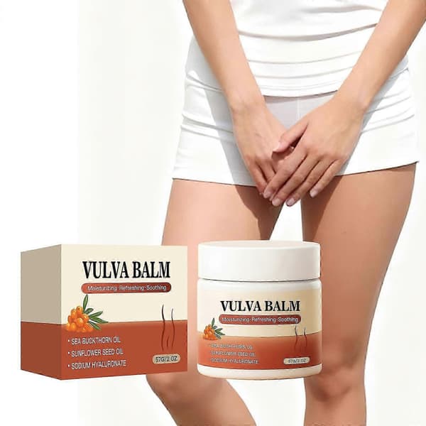 Fuktighetskrem for intimpleie for kvinner, beroligende balsam for underlivet