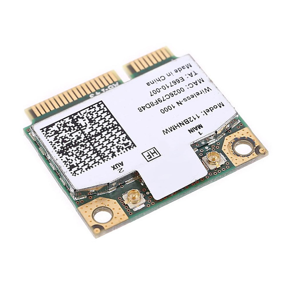 Centrino Wireless-n 1000 Wifi Link1000 802.11 B/g/n 112bnhmw 300mbps Puolikas Mini Pci-e Langaton Kortti