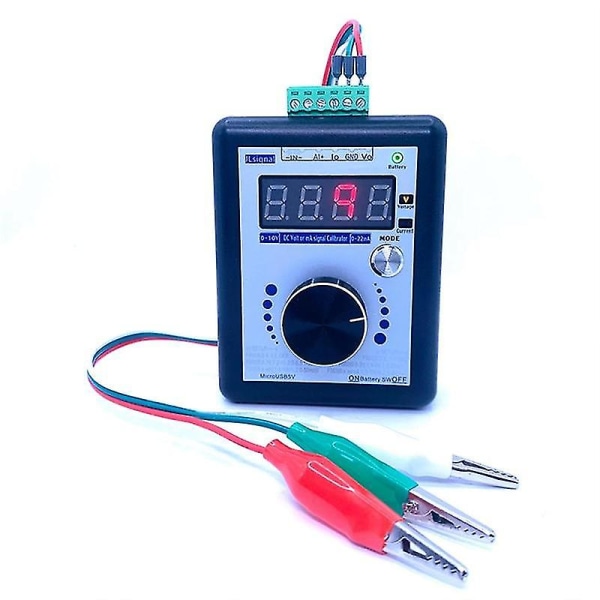 Digital 4-20ma 0.5-10v Spændingssignalgenerator 0-20ma Strømsender Professionel Elektronisk