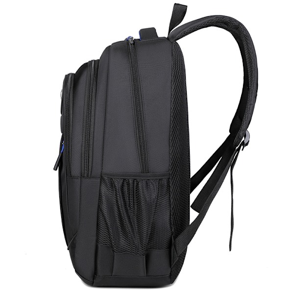 Vanntett Oxford Ryggsekk for Menn - Business Datamaskin Bag - Fritidsreise Ryggsekk - Ryggsekk for Videregående Skoleelever Negro